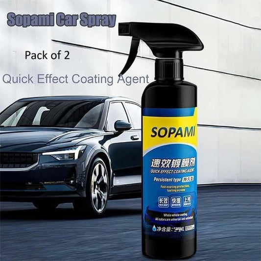 SOPAMI Car Coating Spray – Instant Shine & Protection (2 Pack)