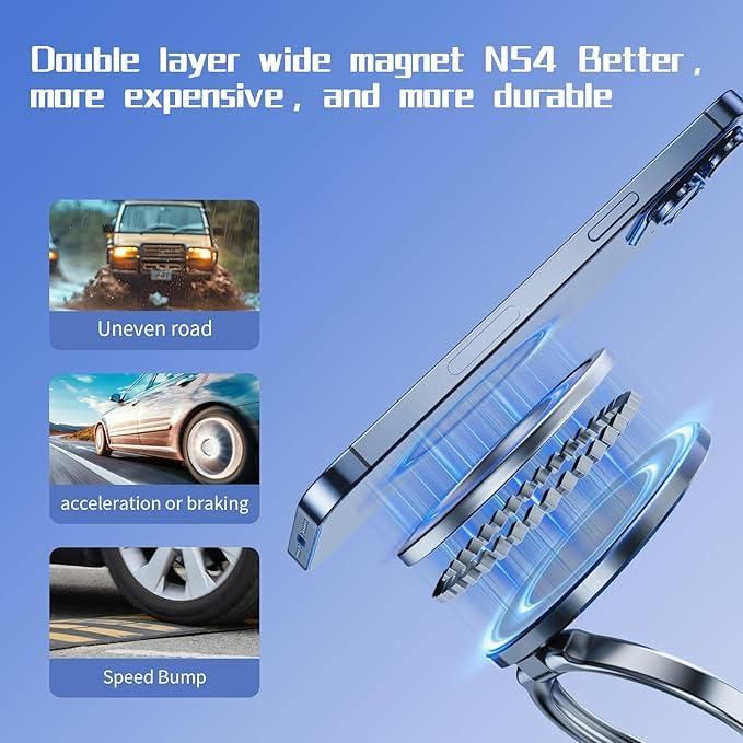 MagnaSpin 360™ Foldable Magnetic Phone Holder Stand