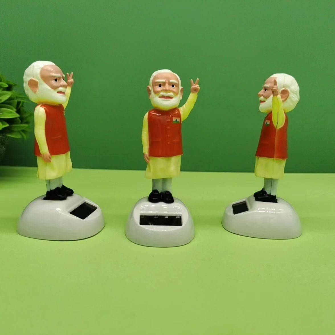 Solar Powered Moving Indian Leader Figurine | Desk & Car Décor | Buy 1 Get 1 Free